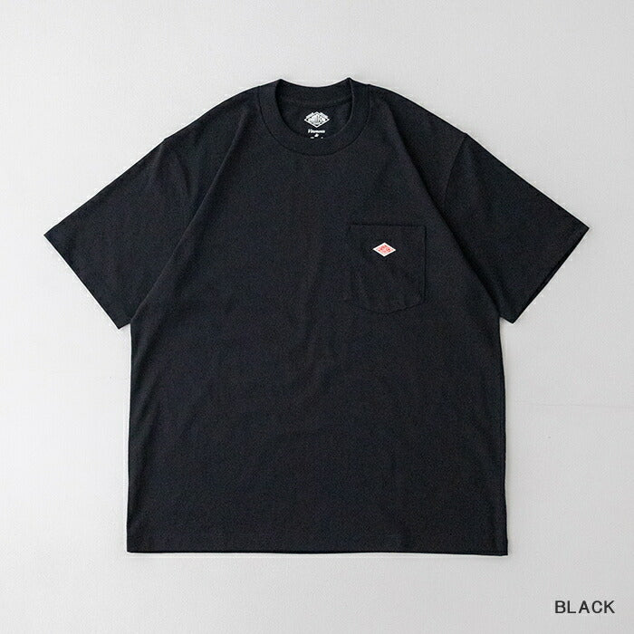 ダントンコットンポリエステルポケットTシャツ(DT-C0198TCB)T/COPENENDJERSEYPOCKETT-SHIRTDANTON(メンズ)【2025春夏】*送料無料*【後払い決済不可】*