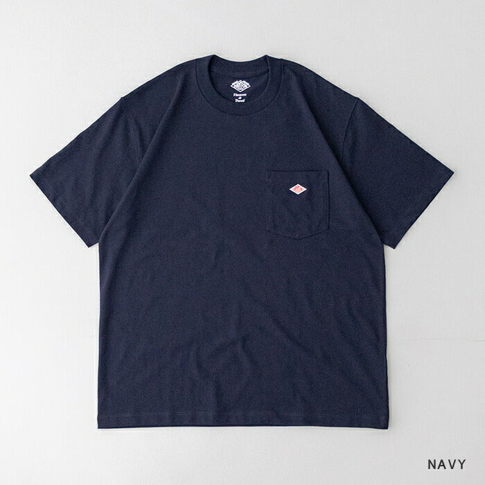 ダントンコットンポリエステルポケットTシャツ(DT-C0198TCB)T/COPENENDJERSEYPOCKETT-SHIRTDANTON(メンズ)【2025春夏】*送料無料*【後払い決済不可】*