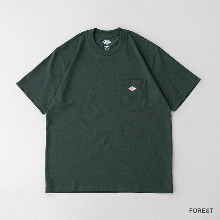 ダントンコットンポリエステルポケットTシャツ(DT-C0198TCB)T/COPENENDJERSEYPOCKETT-SHIRTDANTON(メンズ)【2025春夏】*送料無料*【後払い決済不可】*