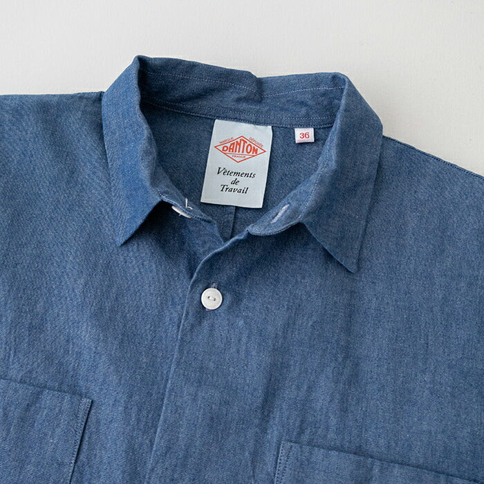 ダントンTCVOILPOPLINWORKSHIRTL/S(DT-B0084TCV)TCVOILPOPLINWORKSHIRTL/SDANTON(レディース)【2023春夏】*送料無料*【後払い決済不可】*