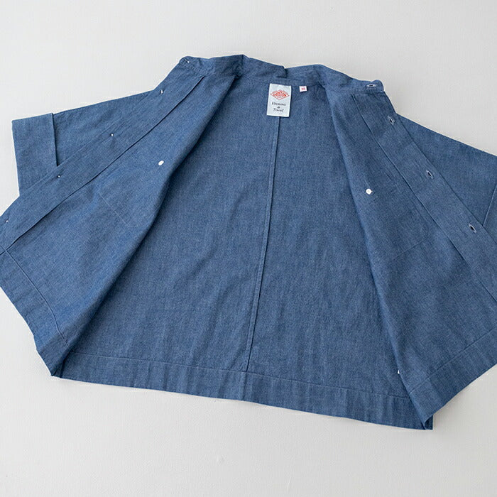 ダントン6ozシャンブレーワークシャツ(DT-B0345SCA)6ozCHAMBRAYWORKSHIRTDANTON(レディース)【2025春夏】*送料無料*【後払い決済不可】*