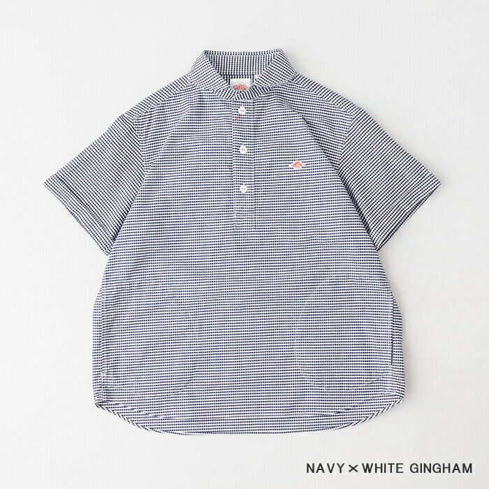 ダントンオックスフォード丸襟半袖プルオーバーシャツ(DT-B0284OXP)OXFORDPLAIDROUNDCOLLARP.OSHIRTS/SDANTON(メンズ)【2025春夏】*送料無料*【後払い決済不可】*