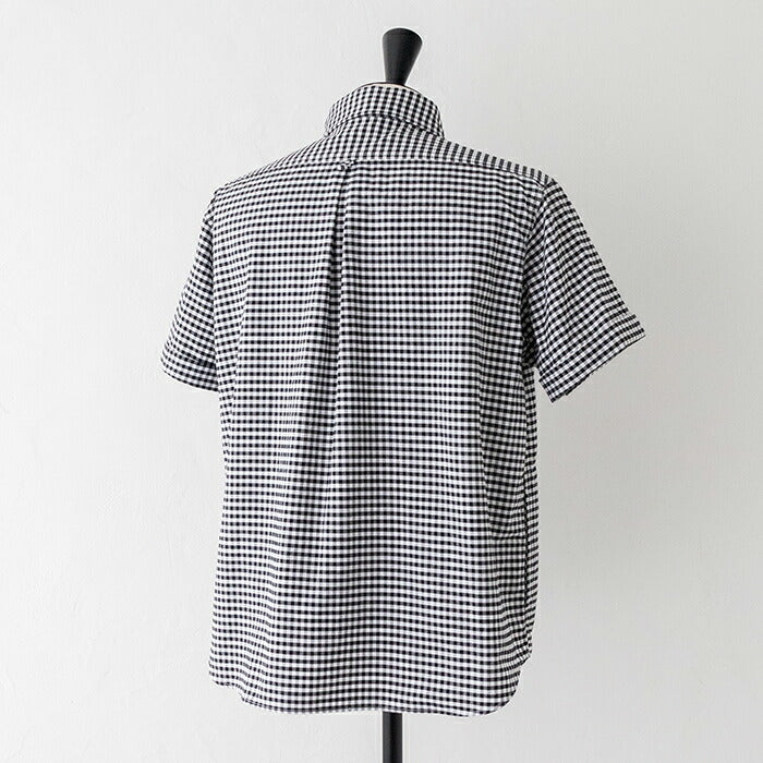 ダントンオックスフォード丸襟半袖プルオーバーシャツ(DT-B0284OXP)OXFORDPLAIDROUNDCOLLARP.OSHIRTS/SDANTON(メンズ)【2024春夏】*送料無料*【後払い決済不可】*