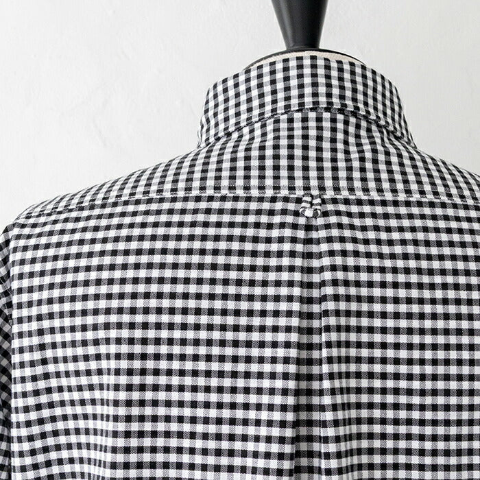 ダントンオックスフォード丸襟半袖プルオーバーシャツ(DT-B0284OXP)OXFORDPLAIDROUNDCOLLARP.OSHIRTS/SDANTON(メンズ)【2025春夏】*送料無料*【後払い決済不可】*