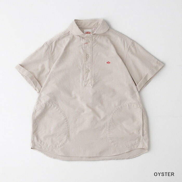 ダントンオックスフォード丸襟半袖プルオーバーシャツ(DT-B0284SOX)OXFORDROUNDCOLLARP.OSHIRTS/SDANTON(メンズ)【2025春夏】*送料無料*【後払い決済不可】*