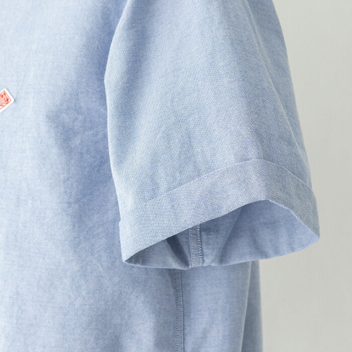 ダントンオックスフォード丸襟半袖プルオーバーシャツ(DT-B0284SOX)OXFORDROUNDCOLLARP.OSHIRTS/SDANTON(メンズ)【2025春夏】*送料無料*【後払い決済不可】*