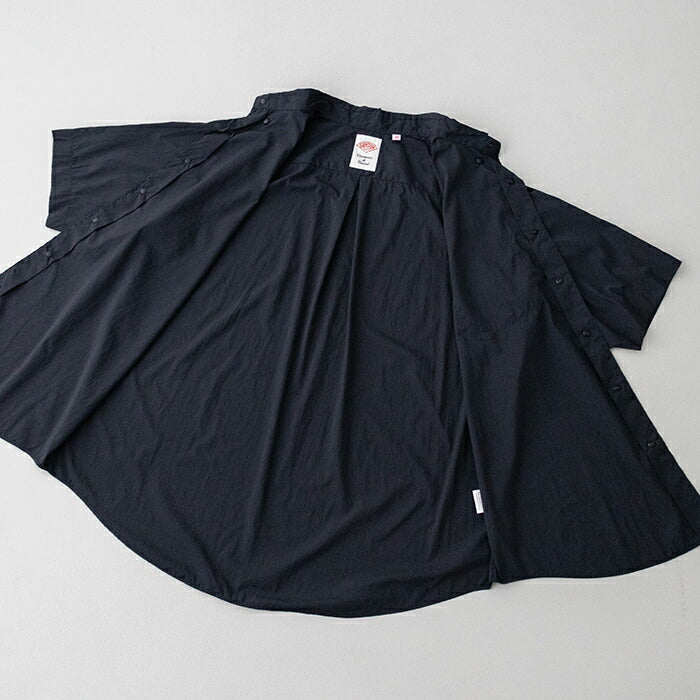 ダントンナイロンタイプライタードットボタンボタンダウン半袖シャツ(DT-B0337RNY)NYLONTYPEWRITERDOTBUTTONB.D.SHIRTS/SDANTON(メンズ)【2025春夏】*送料無料*【後払い決済不可】*