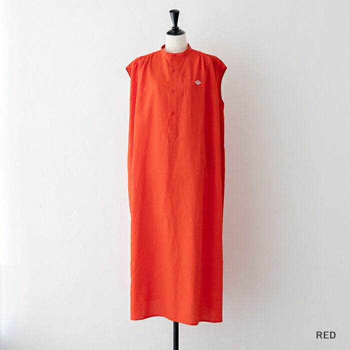 ダントンスリーブレスロングシャツ(DT-B0347VCL)C/LISLUBSLEEVELESSLONGSHIRTDANTON(レディース)【2025春夏】*送料無料*【後払い決済不可】*