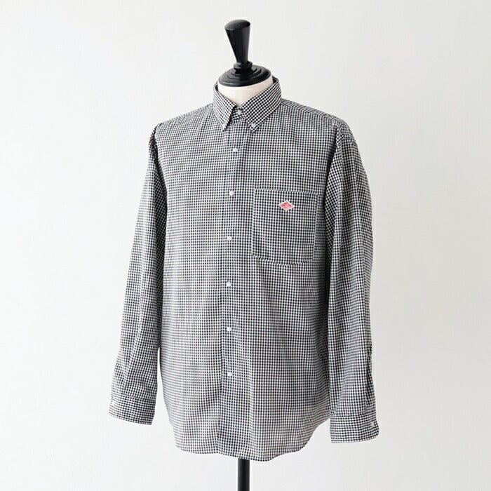 ダントンタイプライターストライプハーフジップシャツ(DT-B0233STY)TYPEWRITERSTRIPEHALFZIPSHIRTDANTON(メンズ)【2024春夏】*送料無料*【後払い決済不可】*