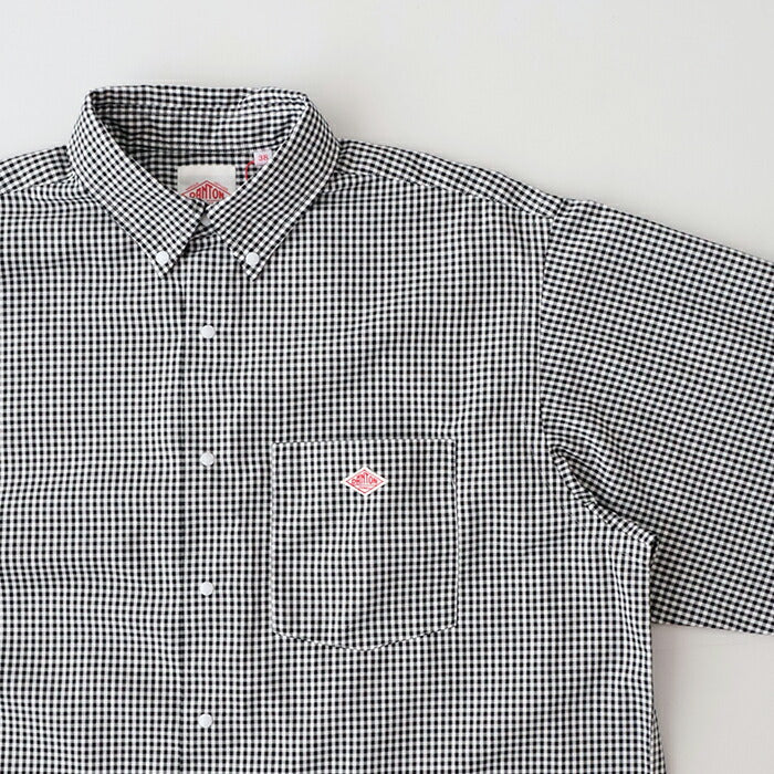 ダントンタイプライターストライプハーフジップシャツ(DT-B0233STY)TYPEWRITERSTRIPEHALFZIPSHIRTDANTON(メンズ)【2024春夏】*送料無料*【後払い決済不可】*