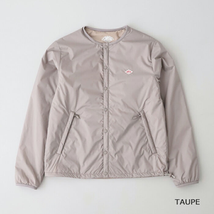 ダントンインサレーションカラーレスジャケット(DT-A0632SNT)NYLONMINIRIPSTOPINSULATIONCOLLARLESSJACKETDANTON(レディース)【2025春夏】*送料無料*【後払い決済不可】*
