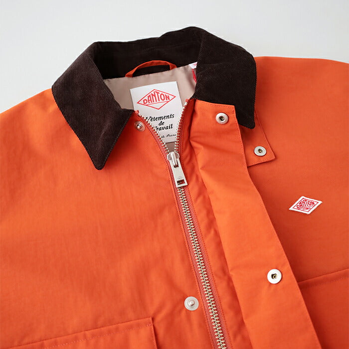 ダントンナイロンタフタカバーオールジャケット(DT-A0523NTF)NYLONTAFFETACOVERALLJACKETDANTON(レディース)【2024秋冬】*送料無料*【後払い決済不可】*