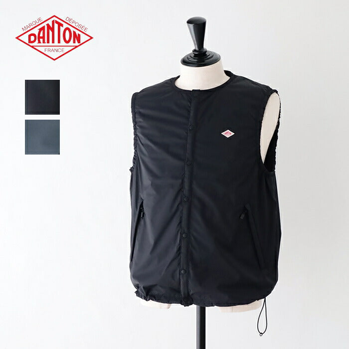 ダントンインナーダウンクルーネックベスト(DT-A0026NNF)NYLONTAFFETAINNERDOWNCREWNECKVESTDANTON(メンズ)【2024秋冬】*送料無料*【後払い決済不可】*