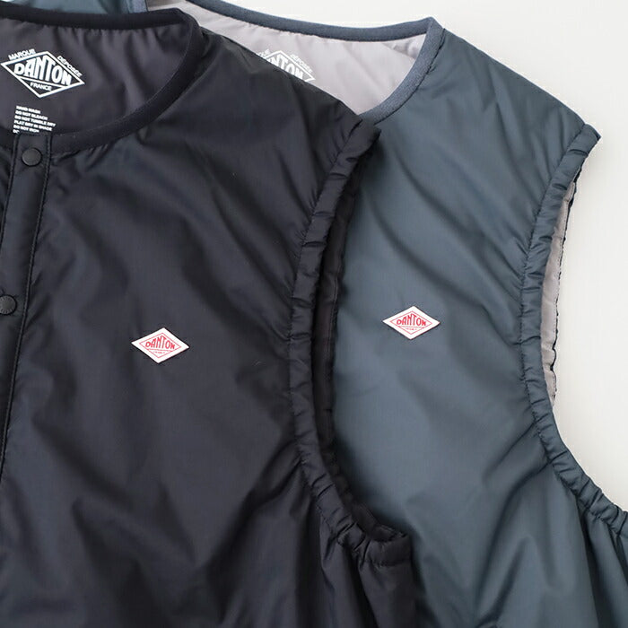 ダントンインナーダウンクルーネックベスト(DT-A0026NNF)NYLONTAFFETAINNERDOWNCREWNECKVESTDANTON(メンズ)【2024秋冬】*送料無料*【後払い決済不可】*