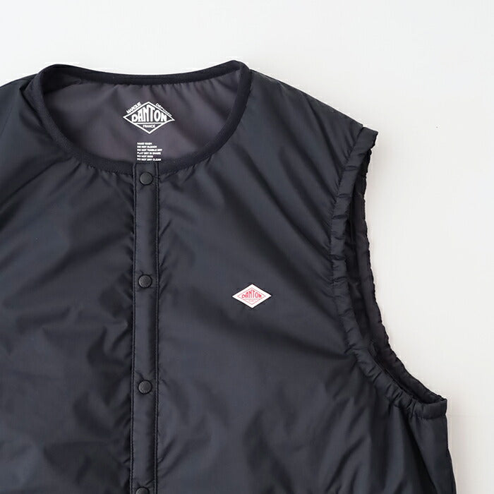 ダントンインナーダウンクルーネックベスト(DT-A0026NNF)NYLONTAFFETAINNERDOWNCREWNECKVESTDANTON(メンズ)【2024秋冬】*送料無料*【後払い決済不可】*