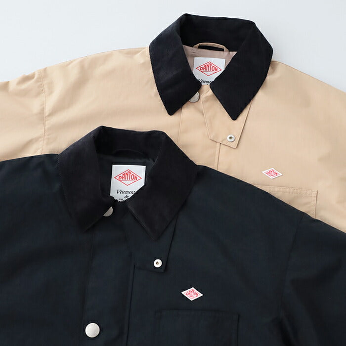 ダントンナイロンカバーオールジャケット(DT-A0467NTF)NYLONTAFFETACOVERALLJACKETDANTON(メンズ)【2024春夏】*送料無料*【後払い決済不可】*