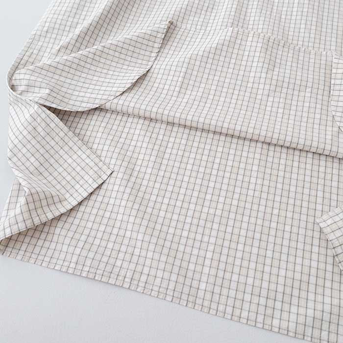 ダントンコットン半袖シャツチェックワンピース(JD-3655CPP)COTTONPOPLINPLAIDP.ODRESSS/SDANTON(レディース)【2024春夏】*送料無料*【後払い決済不可】*