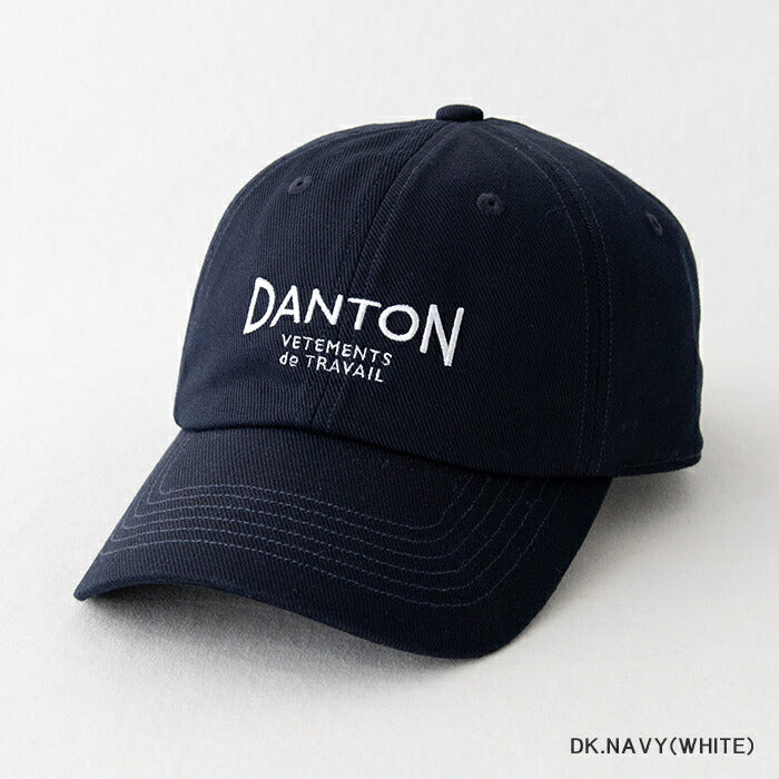 ダントンコットンツイル6Pロゴキャップ(DT-H0345VAT)COTTONTWILL6PLOGOCAPDANTON(帽子)【2025春夏】*送料無料*【後払い決済不可】*