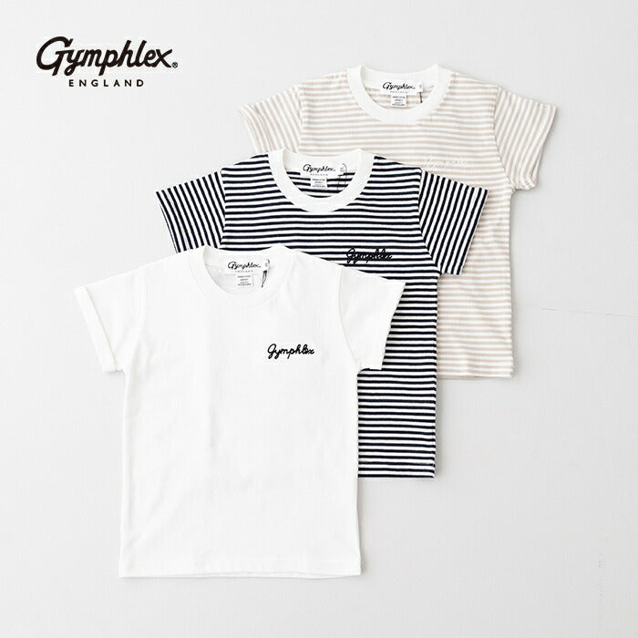 ジムフレックスキッズクルーネック半袖プルオーバー(J-1228CH)COMBEDCOTTONJERSEYT-SHIRTSGymphlex(キッズ)【2024春夏】*送料無料*【後払い決済不可】*