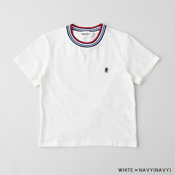ジムフレックスキッズクルーネックラインTシャツ(GY-C0459CCB)COTTONSPANDEXJERSEYKIDSCREWNECKKNIT-LINET-SHIRTGYMPHLEX(キッズ)【2025春夏】*送料無料*【後払い決済不可】*