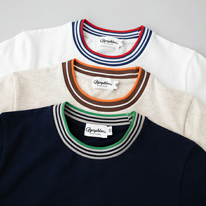 ジムフレックスキッズクルーネックラインTシャツ(GY-C0360CCB)40/-SOFTCREWNECKKNIT-LINET-SHIRTGymphlex(キッズ)【2024春夏】*送料無料*【後払い決済不可】*