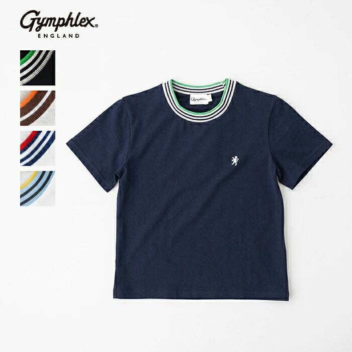 ジムフレックスキッズクルーネックラインTシャツ(GY-C0360CCB)40/-SOFTCREWNECKKNIT-LINET-SHIRTGymphlex(キッズ)【2024春夏】*送料無料*【後払い決済不可】*