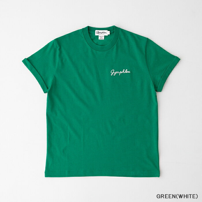 ジムフレックス刺繍ロゴTシャツ(GY-C0446COM)20/-COTTONJERSEYS/ST-SHIRTGYMPHLEX(レディース)【2025春夏】*送料無料*【後払い決済不可】*
