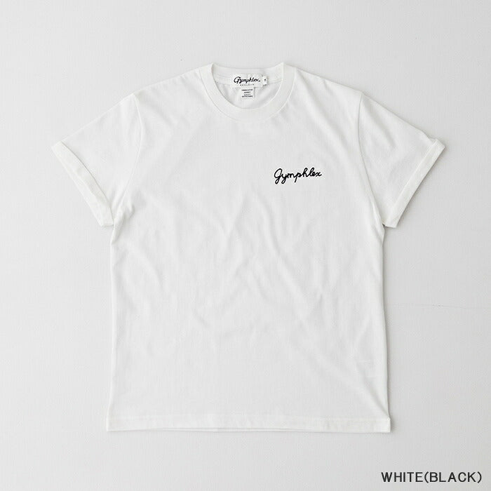 ジムフレックス刺繍ロゴTシャツ(GY-C0446COM)20/-COTTONJERSEYS/ST-SHIRTGYMPHLEX(レディース)【2025春夏】*送料無料*【後払い決済不可】*