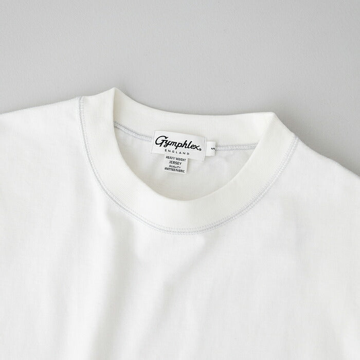 ジムフレックスロゴ刺繍半袖ビッグTシャツ(J-9271HWJ)HEAVYWEIGHTJERSEYCREWNECKS/ST-SHIRTGymphlex(メンズ)【2024春夏】*送料無料*【後払い決済不可】*