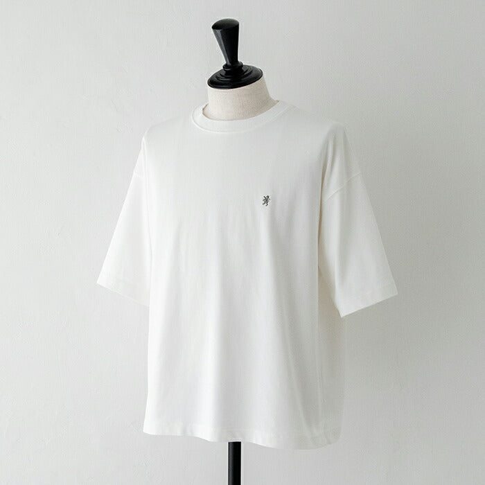 ジムフレックスロゴ刺繍半袖ビッグTシャツ(J-9271HWJ)HEAVYWEIGHTJERSEYCREWNECKS/ST-SHIRTGymphlex(メンズ)【2024春夏】*送料無料*【後払い決済不可】*