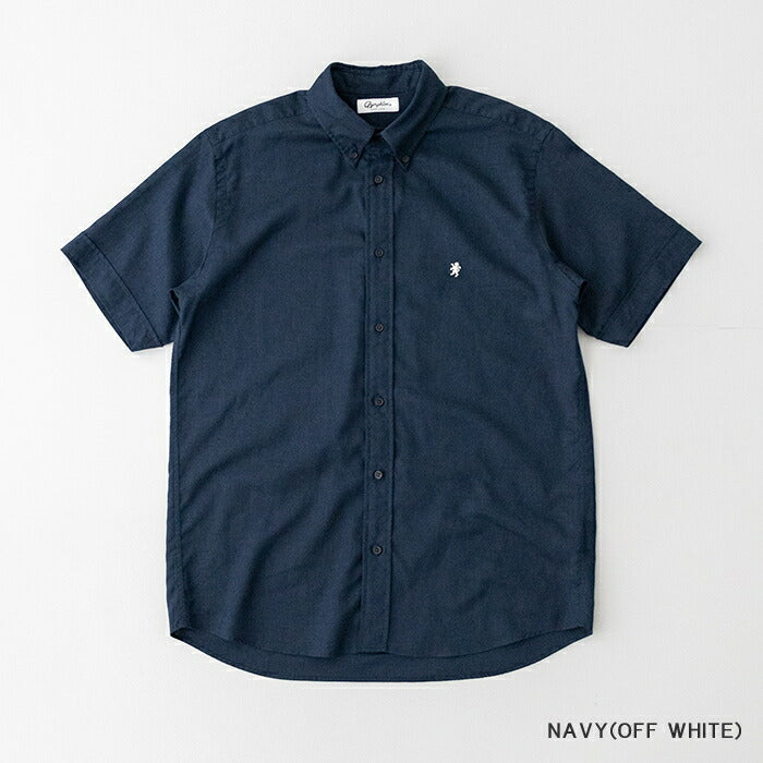 ジムフレックスリネンポリエステルクロスボタンダウンシャツ(GY-B0244LIP)LINENPOLYESTERCLOTHB.D.SHIRTS/SGYMPHLEX(メンズ)【2025春夏】*送料無料*【後払い決済不可】*