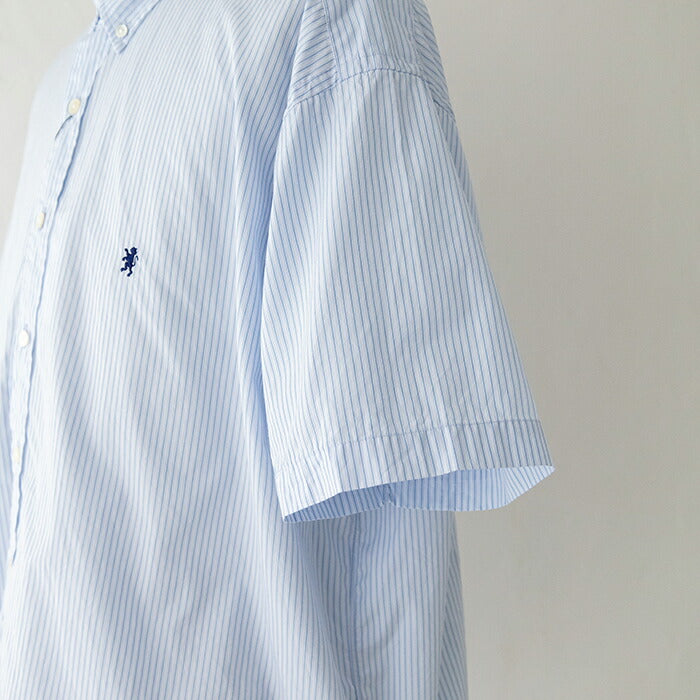 ジムフレックスツイルバイオウォッシュ半袖ボタンダウンシャツ(GY-B0248BIT)TWILLBIOWASHB.D.SHIRTS/SGymphlex(メンズ)【2024春夏】*送料無料*【後払い決済不可】*