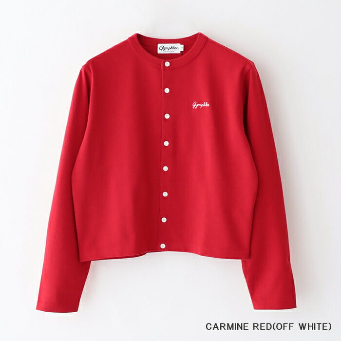 ジムフレックスコットン長袖ショートカーディガン(GY-C0367SCT)CILOCOMPACTJERSEYSHORTCREWNECKCARDIGANGYMPHLEX(レディース)【2025春夏】*送料無料*【後払い決済不可】*