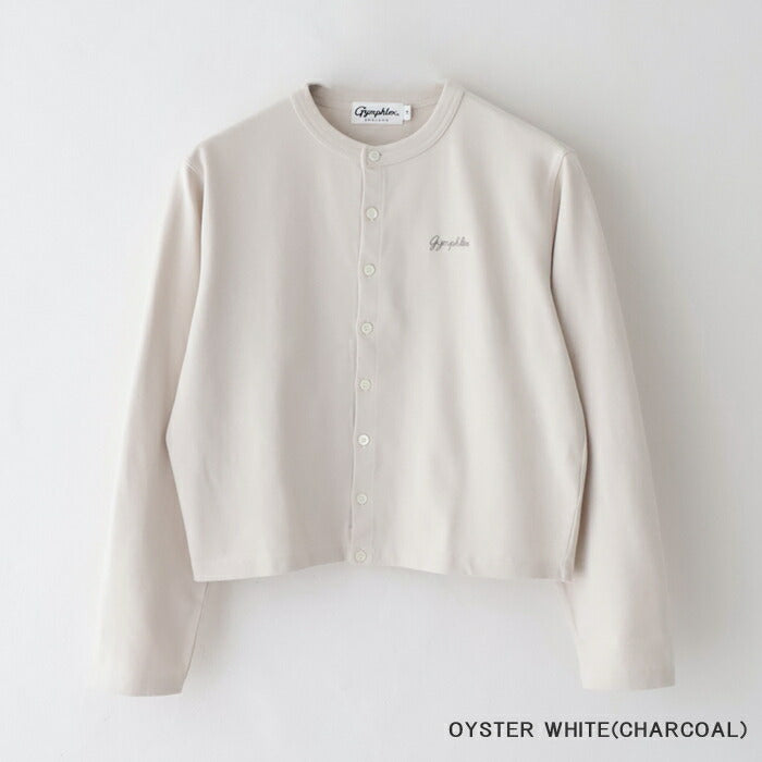 ジムフレックスコットン長袖ショートカーディガン(GY-C0367SCT)CILOCOMPACTJERSEYSHORTCREWNECKCARDIGANGYMPHLEX(レディース)【2025春夏】*送料無料*【後払い決済不可】*