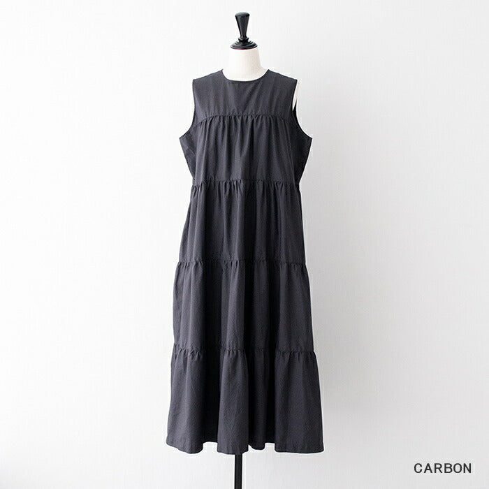 ジムフレックススリーブレスティアードワンピース(GY-G0076CBL)BROADCLOTHSLEEVELESSTIEREDDRESSGYMPHLEX(レディース)【2025春夏】*送料無料*【後払い決済不可】*
