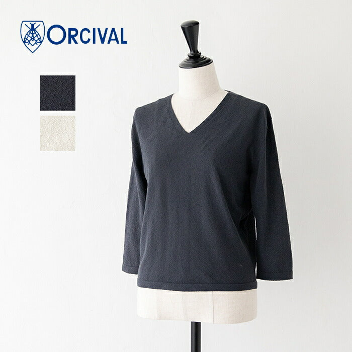 オーシバル40/2JERSEYBOATNECKP.ODROPSLEEVE(OR-C0063BFJ)40/2JERSEYBOATNECKP.ODROPSLEEVEORCIVAL(レディース)【2023春夏】*送料無料*【後払い決済不可】*