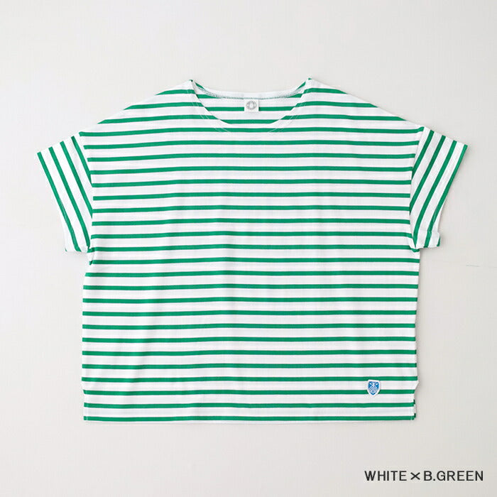 オーシバルコットンクルーネック半袖Tシャツ(OR-C0335BFJ)40/2JERSEYBOATNECKS/SP.O.ORCIVAL(レディース)【2024春夏】*送料無料*【後払い決済不可】*