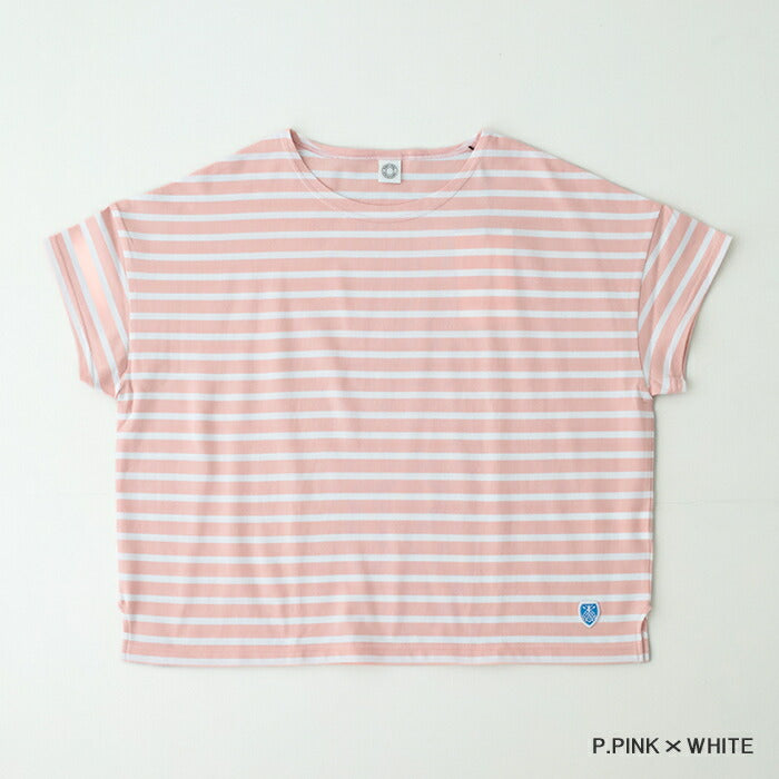 オーシバルコットンクルーネック半袖Tシャツ(OR-C0335BFJ)40/2JERSEYBOATNECKS/SP.O.ORCIVAL(レディース)【2024春夏】*送料無料*【後払い決済不可】*