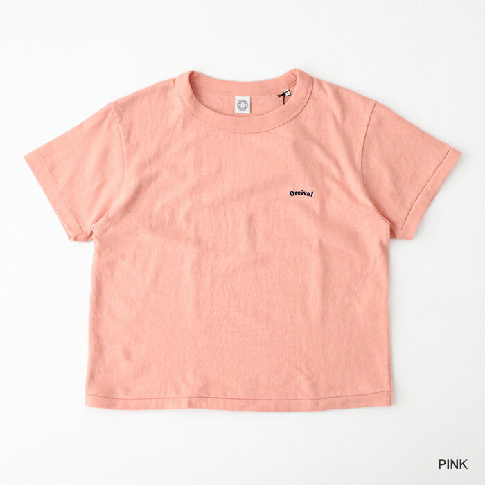 オーシバルコットンボートネック5分袖Tシャツ(OR-C0136BFJ)40/2JERSEYBOATNECKH/SP.O.ORCIVAL(レディース)【2024秋冬】*送料無料*【後払い決済不可】*