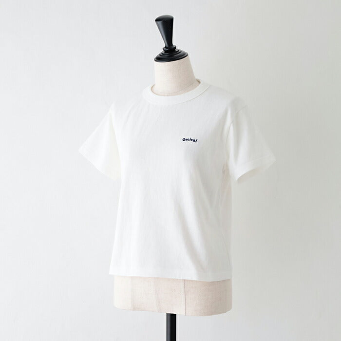 オーシバルコットンボートネック5分袖Tシャツ(OR-C0136BFJ)40/2JERSEYBOATNECKH/SP.O.ORCIVAL(レディース)【2024秋冬】*送料無料*【後払い決済不可】*