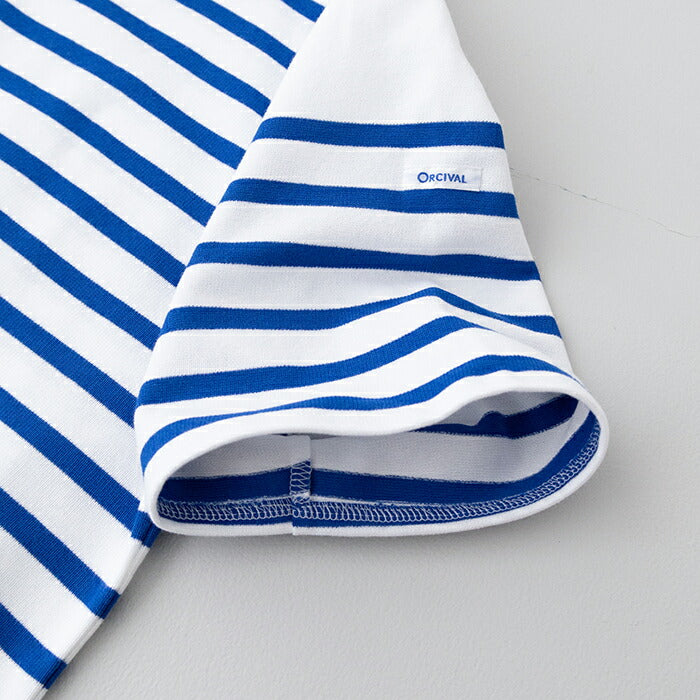 オーシバルスビンジャージクルーネック半袖Tシャツ(OR-C0084SOE)SUVINOPENENDJERSEYBOATNECKSHORTSLEEVEORCIVAL(メンズ)【2023春夏】*送料無料*【後払い決済不可】*