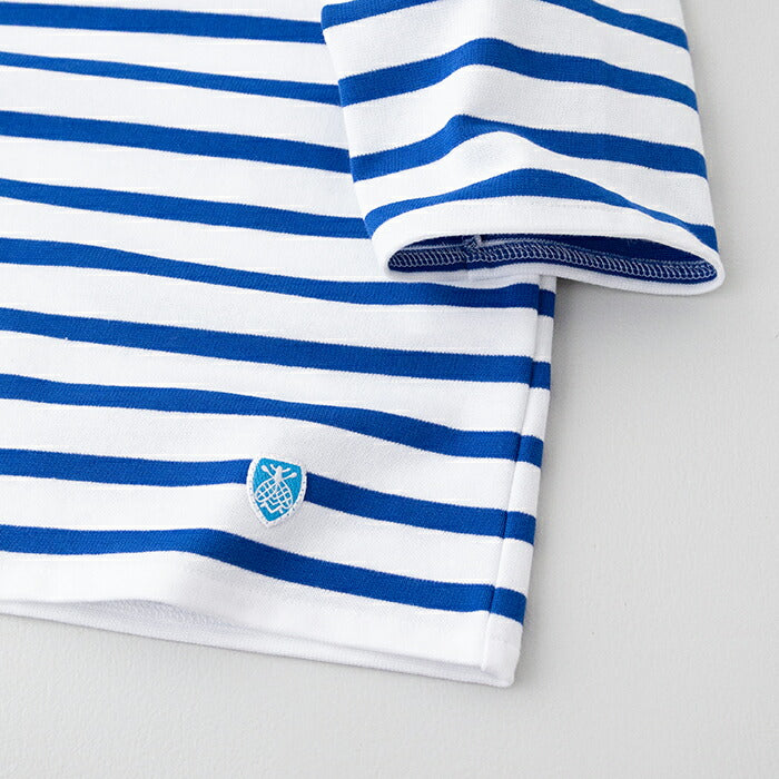 オーシバルスビンジャージクルーネック半袖Tシャツ(OR-C0084SOE)SUVINOPENENDJERSEYBOATNECKSHORTSLEEVEORCIVAL(メンズ)【2023春夏】*送料無料*【後払い決済不可】*