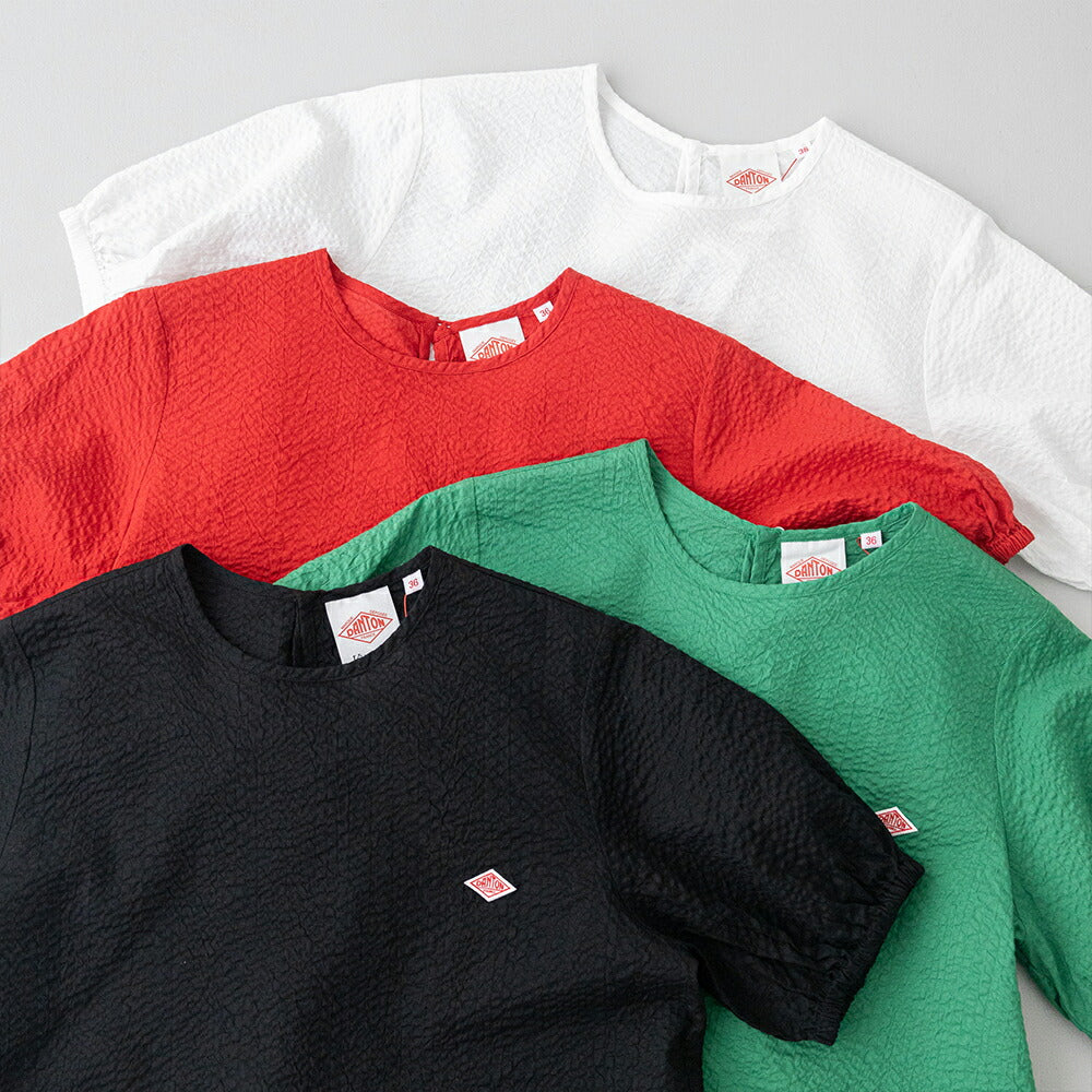 ダントンコットンローン半袖プルオーバーシャツ(DT-B0439UKK)60LAWNWRINKLEFINISHPULLOVERSHIRTDANTON(レディース)【2026春夏】*送料無料*【後払い決済不可】*