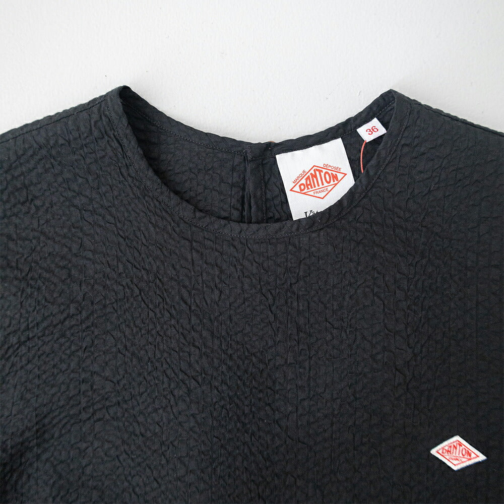 ダントンコットンローン半袖プルオーバーシャツ(DT-B0439UKK)60LAWNWRINKLEFINISHPULLOVERSHIRTDANTON(レディース)【2026春夏】*送料無料*【後払い決済不可】*
