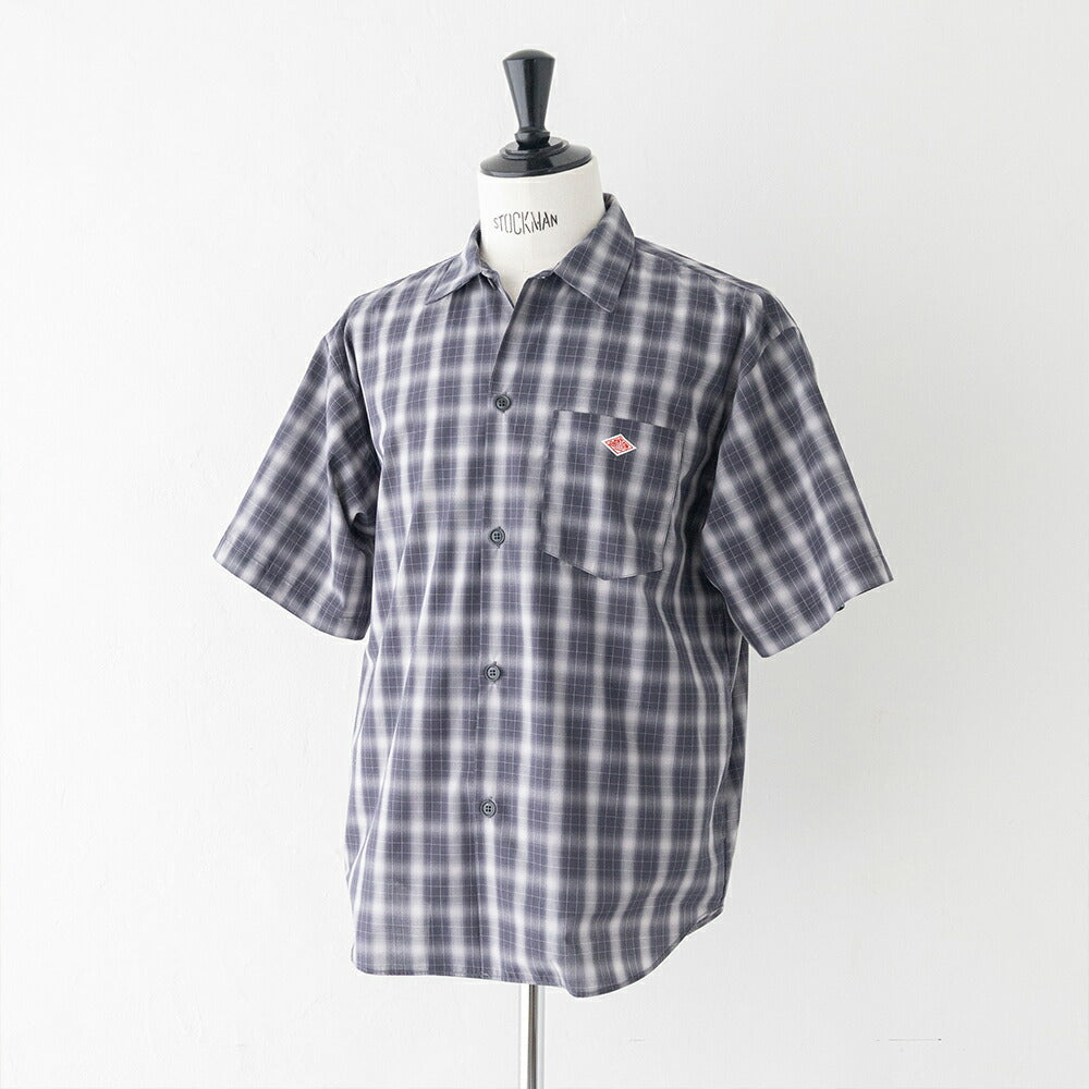 ダントンボイルポプリン半袖ワークシャツ(DT-B0434TCV)TCVOILEPOPLINSHORTSLEEVESHIRTDANTON(メンズ)【2026春夏】*送料無料*【後払い決済不可】*