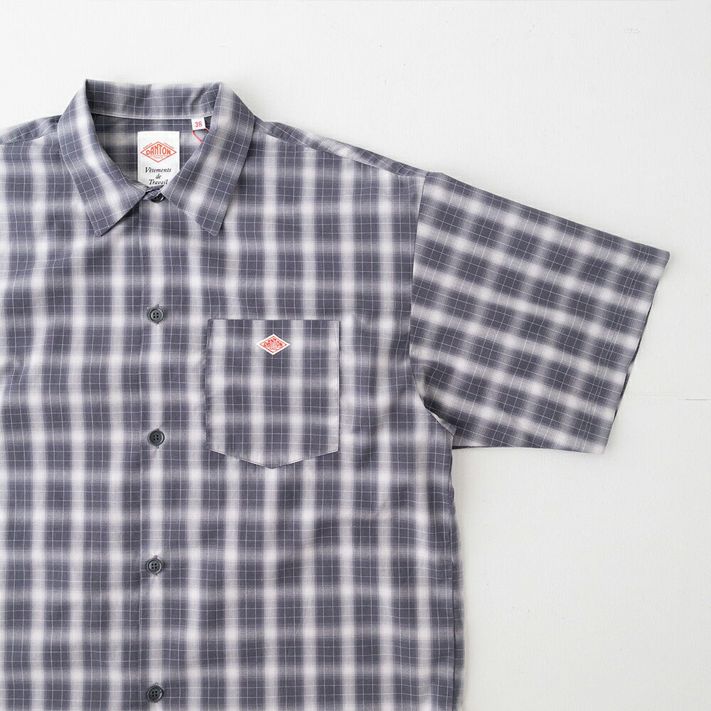 ダントンボイルポプリン半袖ワークシャツ(DT-B0434TCV)TCVOILEPOPLINSHORTSLEEVESHIRTDANTON(メンズ)【2026春夏】*送料無料*【後払い決済不可】*
