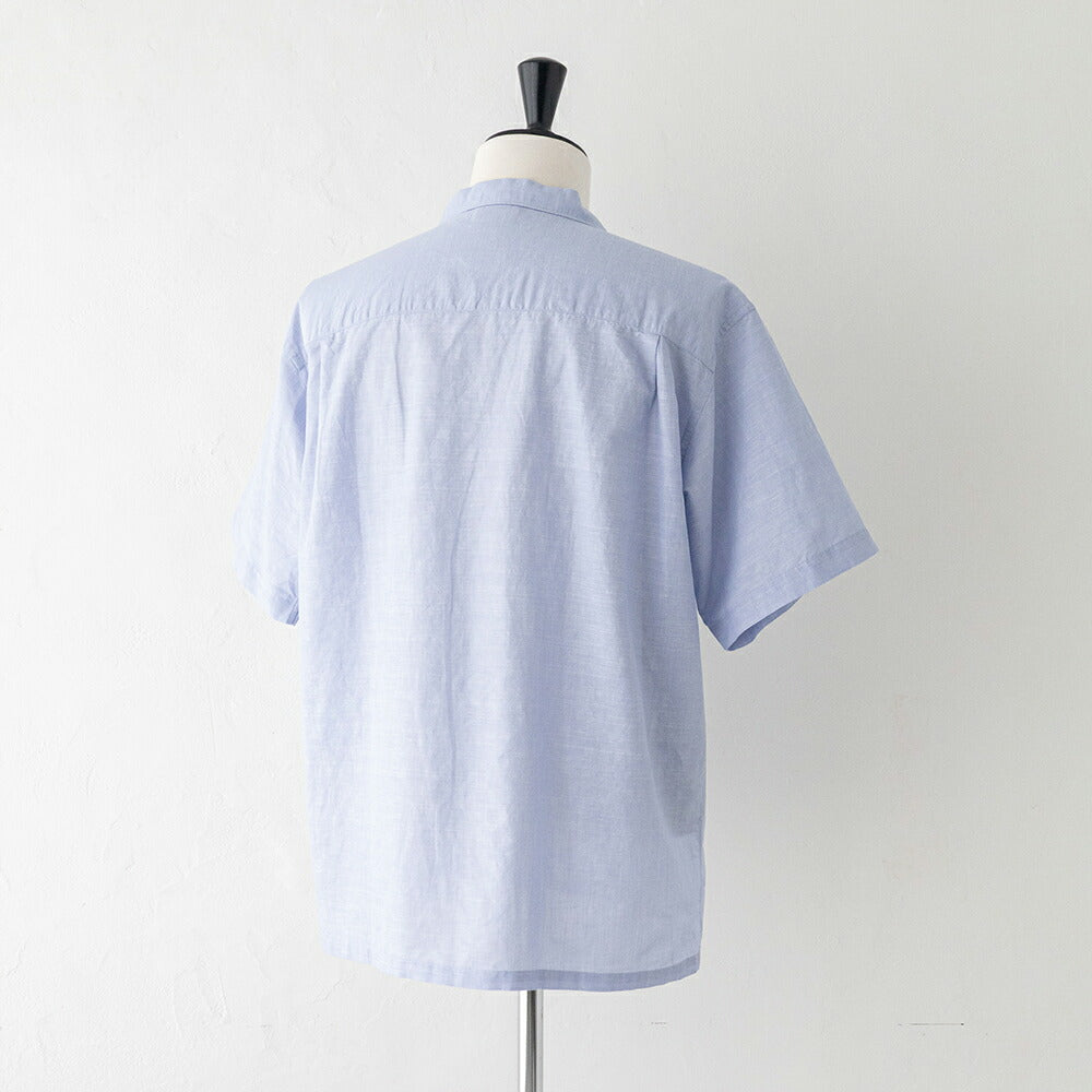 ダントンコットンリネンスラブ半袖シャツ(DT-B0436VCL)C/LISLUBSHORTSLEEVESHIRTDANTON(メンズ)【2026春夏】*送料無料*【後払い決済不可】*