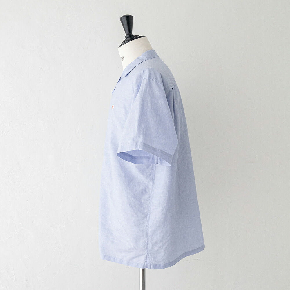 ダントンコットンリネンスラブ半袖シャツ(DT-B0436VCL)C/LISLUBSHORTSLEEVESHIRTDANTON(メンズ)【2026春夏】*送料無料*【後払い決済不可】*