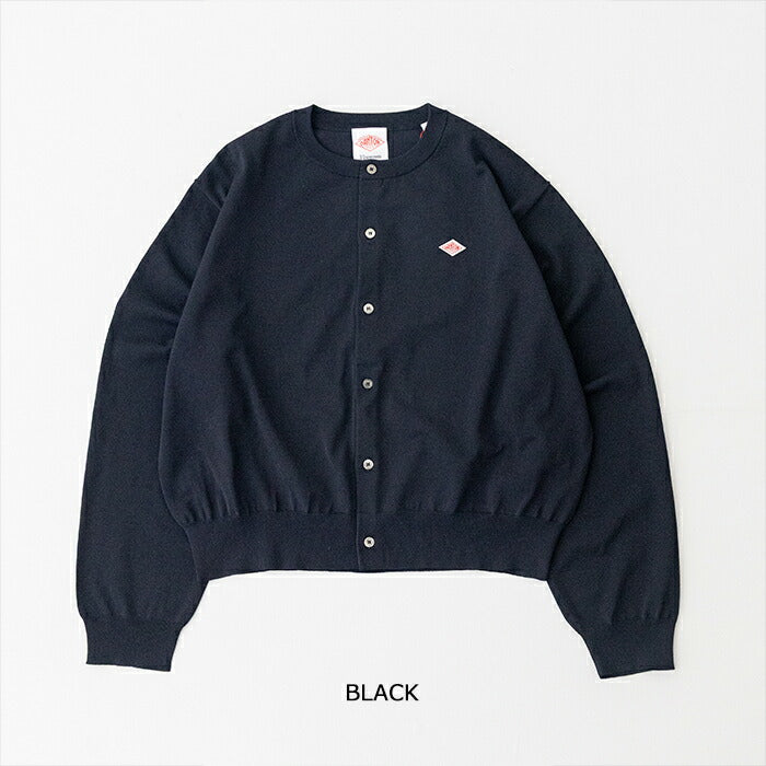 ダントンジャージーニットクルーネック長袖カーディガン(DT-D0137YSD)JERSEYKNITCREWNECKCARDIGANDANTON(レディース)【2026春夏】*送料無料*【後払い決済不可】*