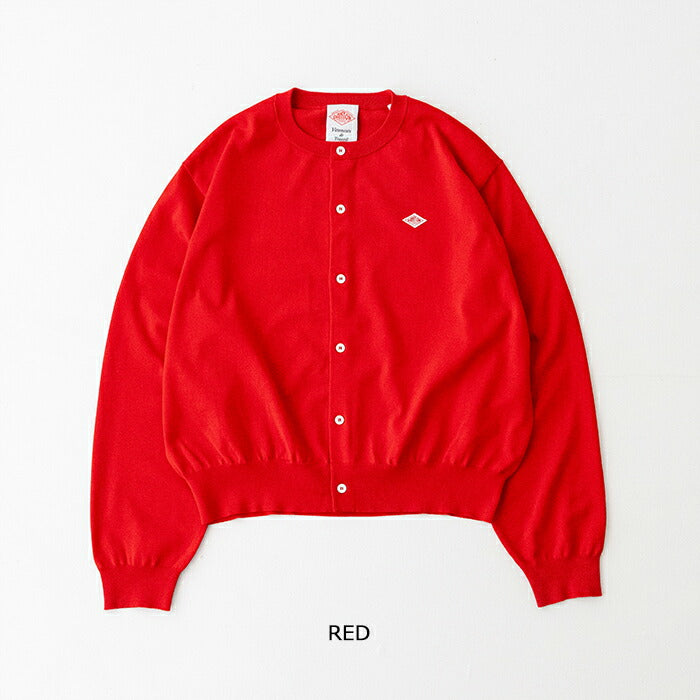 ダントンジャージーニットクルーネック長袖カーディガン(DT-D0137YSD)JERSEYKNITCREWNECKCARDIGANDANTON(レディース)【2026春夏】*送料無料*【後払い決済不可】*